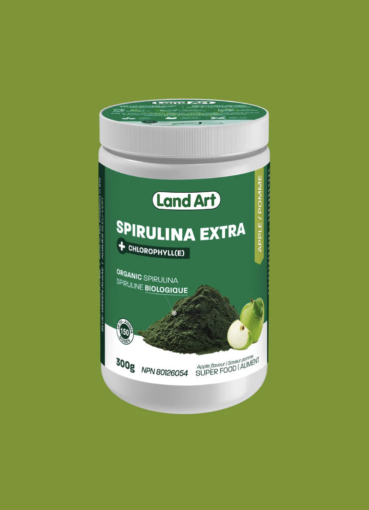 Spiruline Extra biologique - Pomme verte - Land Art - Poudre 300g